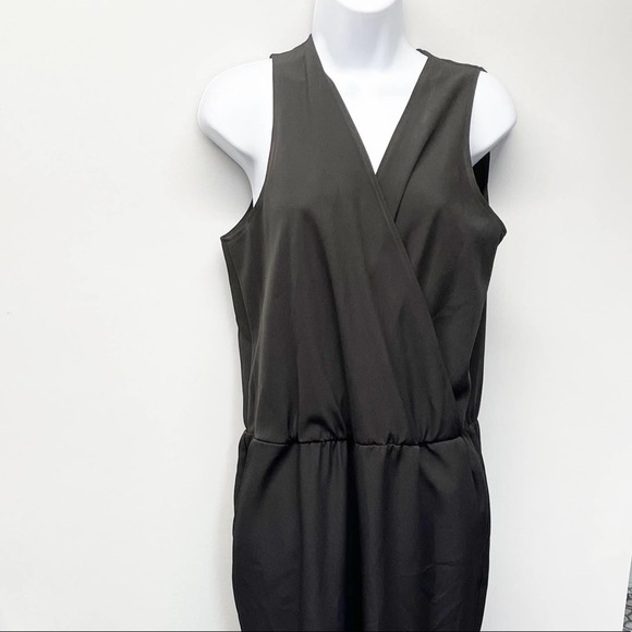 Anthropologie Drew Wide Leg Jumpsuit Black Large - Picture 3 of 16